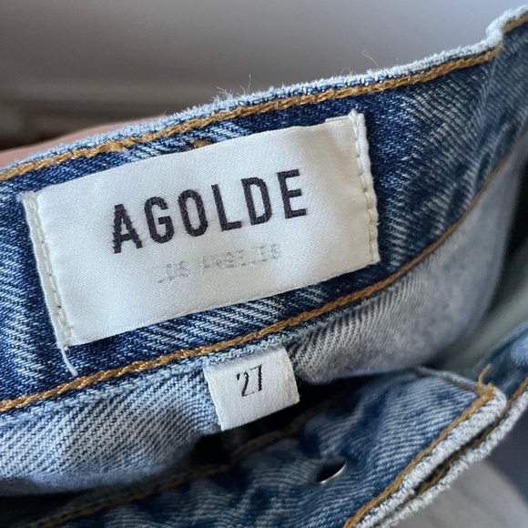 Agolde Light Wash 90s Pinch Waist Jean, Size 27 - Picture 1 of 3